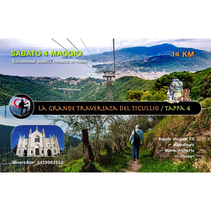 La grande traversata tappa 4 - Tigullio - Rapallo Monte Anchetta Chiavari