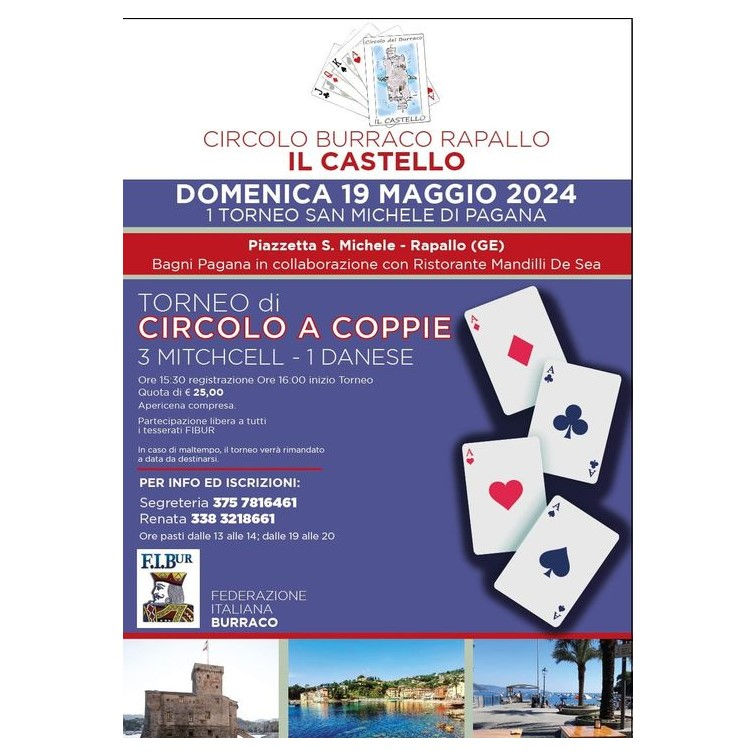 1° torneo di Burraco San Michele di Pagana