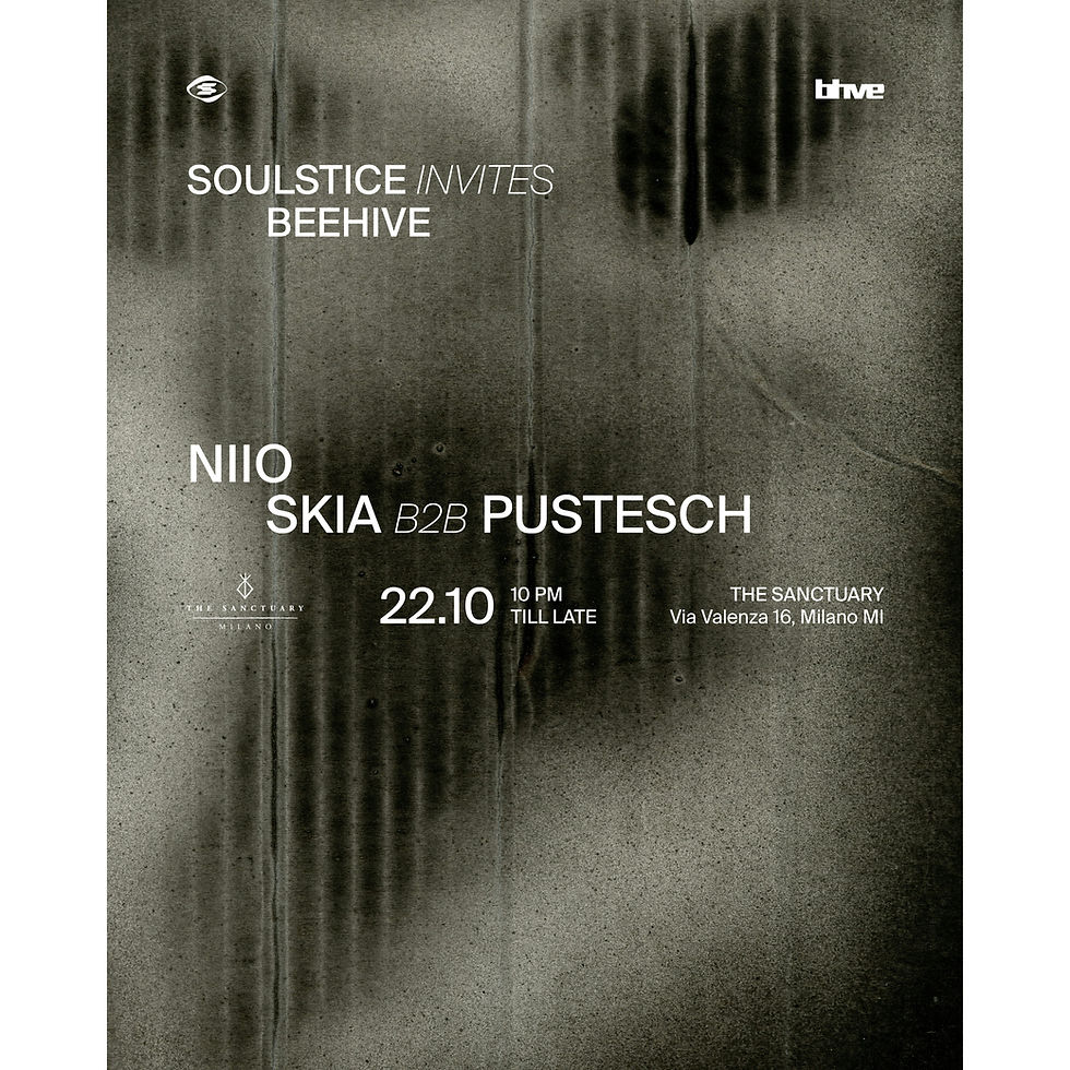 Soulstice at the Sanctuary Milan - w/Beehive