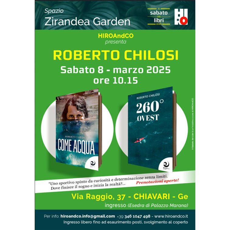 HIROAndCO per “Il Sabato dei Libri” – Incontro con lo scrittore Roberto Chilosi