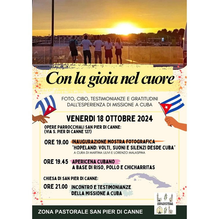 Con la gioia nel cuore