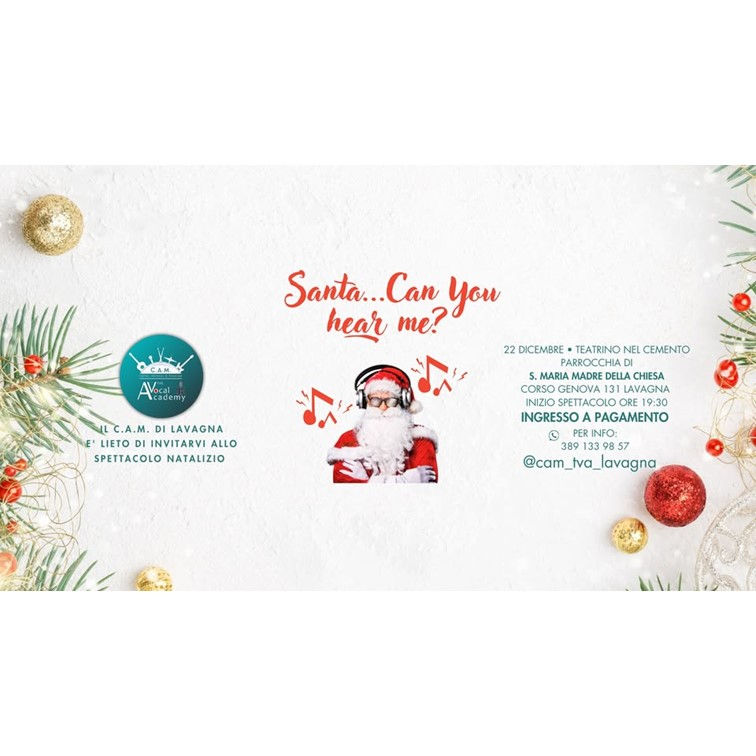 Santa, can you hear me?