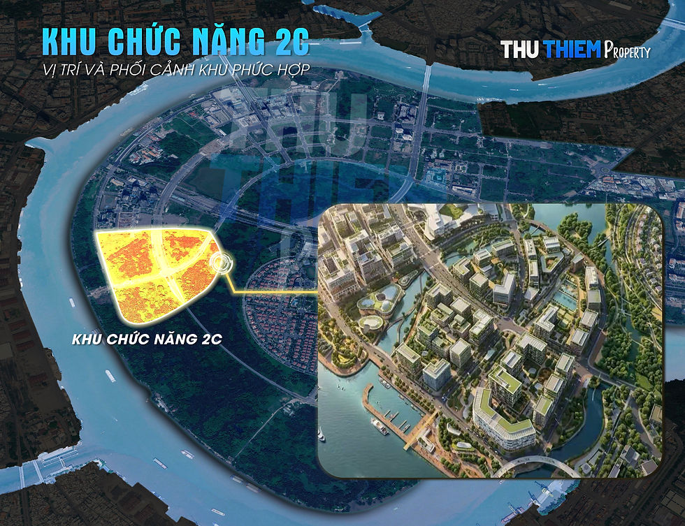 Vị trí và phối cảnh Khu chức năng 2C