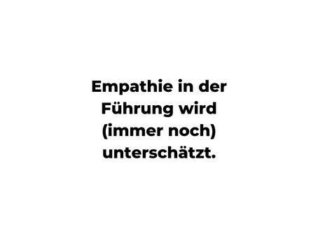 Empathie in der Führung