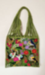 mexican textile, mexican handembroidered, mexican totem, embroidered bag, chiapas textile.