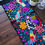Thumbnail: Table Runner with birds, hand-woven in a black tone and multicolor  flow