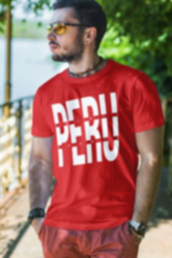 Peru Strikethrough T-Shirt