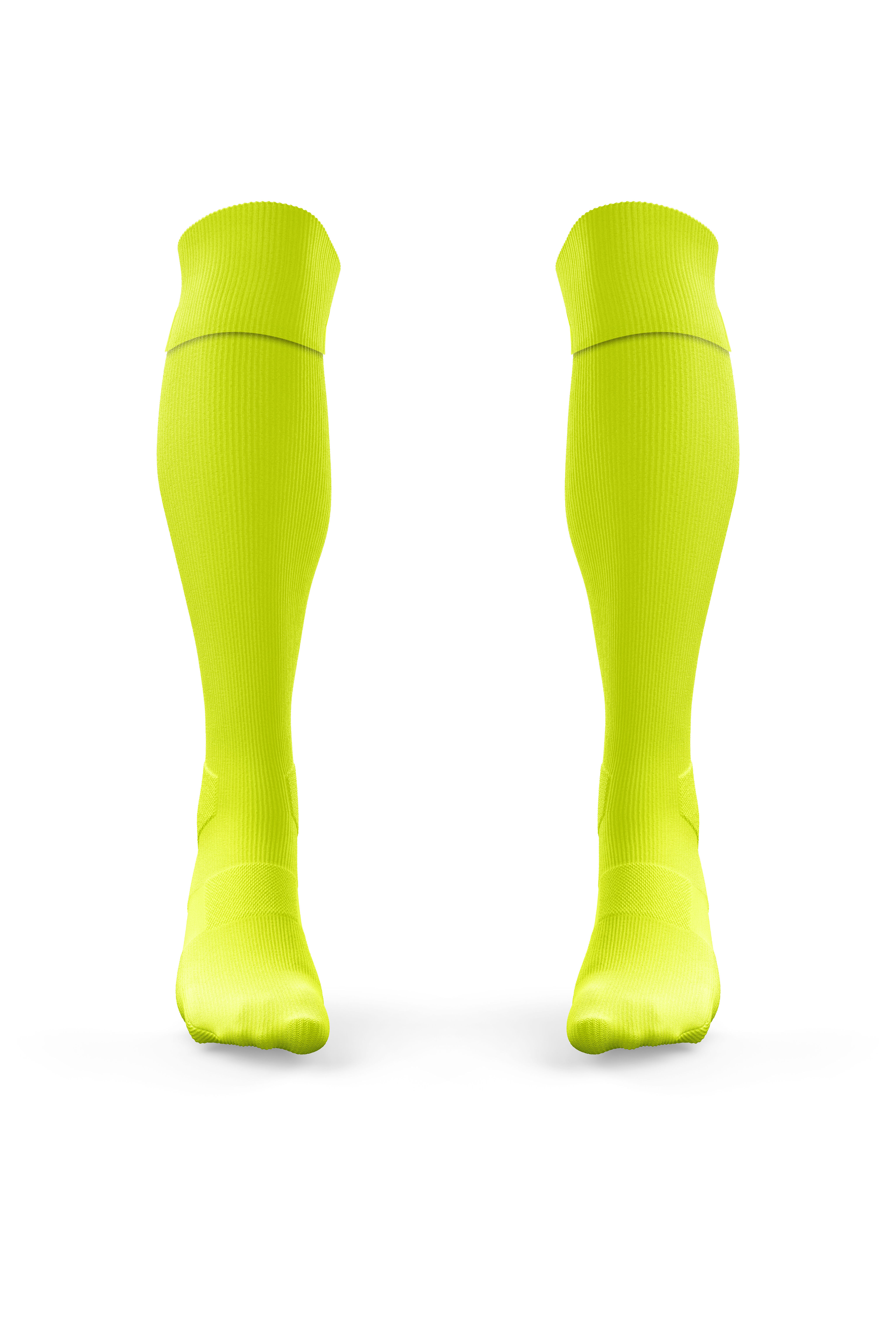Golati Euro Soccer Socks (Neon Yellow)
