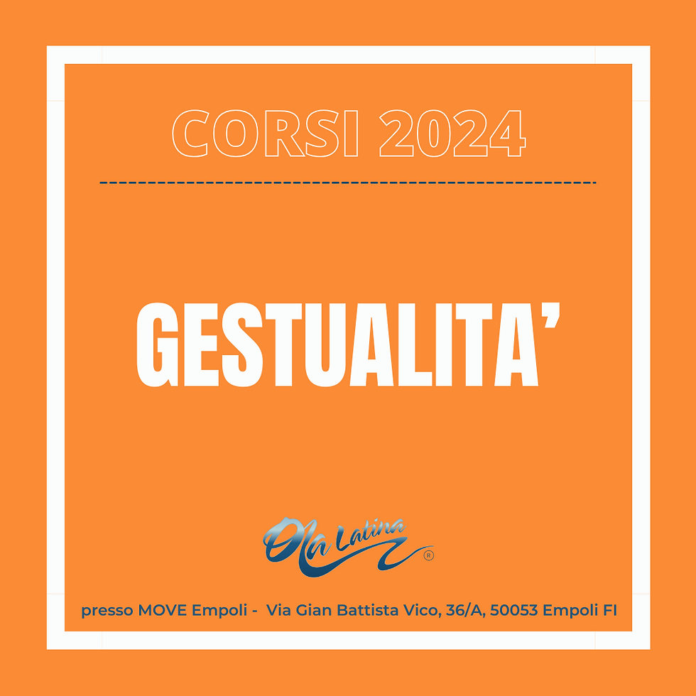 GESTUALITA' - Femminile e Maschile