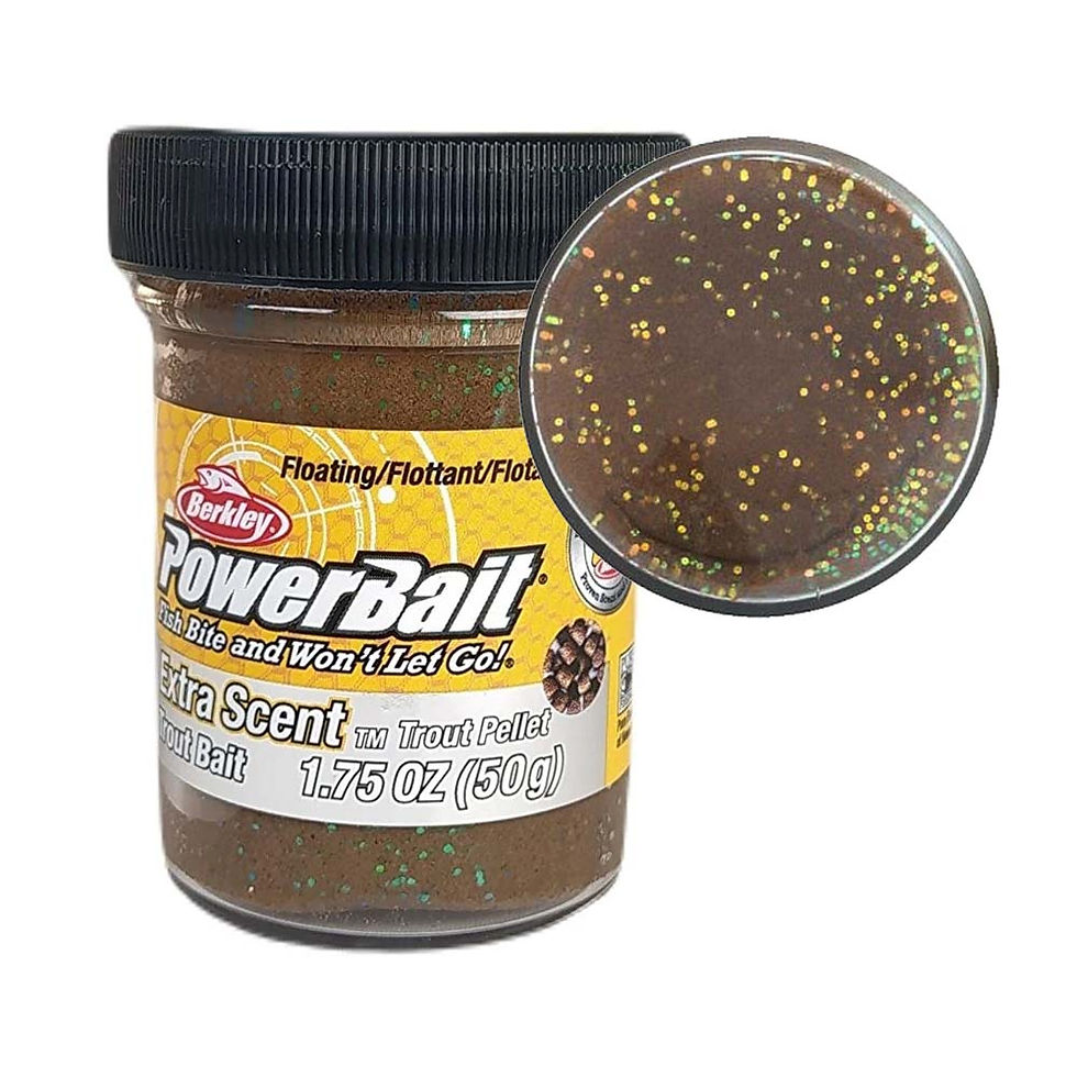 Berkley Powerbait Extra Scent Glitter Sahte Yemi Trout Pellet
