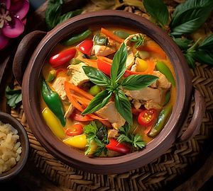 Thai green chicken curry