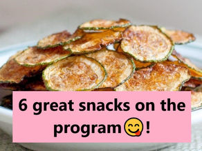 6 great snacks on our rapid weight loss program