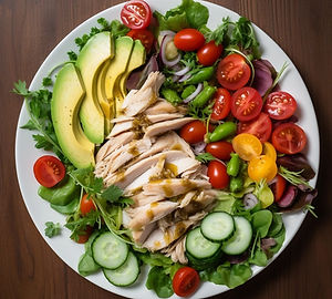 Rotisserie Chicken Salad with Avocado