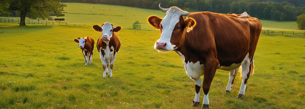 cows in a pasture