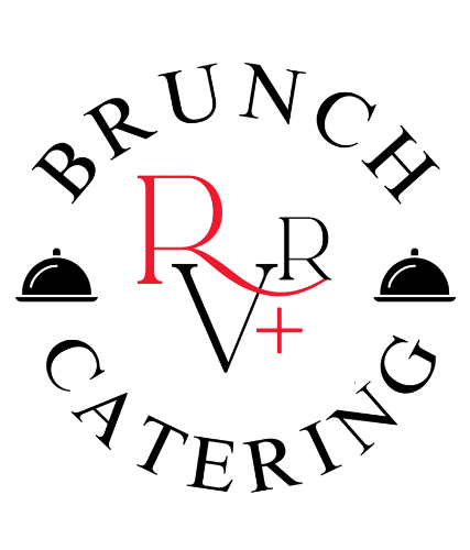 RVR Brunch Catering Logo Red and Black