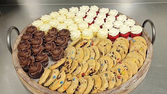Mini Cupcakes and Mini Cookies (30)