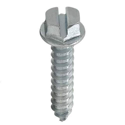 Parafuso auto-atarraxante sextavado arruelado com fenda