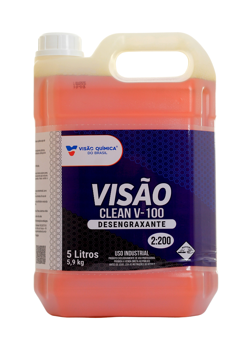 Shampoo Desengraxante Visão Clean V-100, desengraxante automotivo