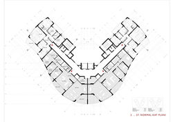 6 ikinci normal kat planı