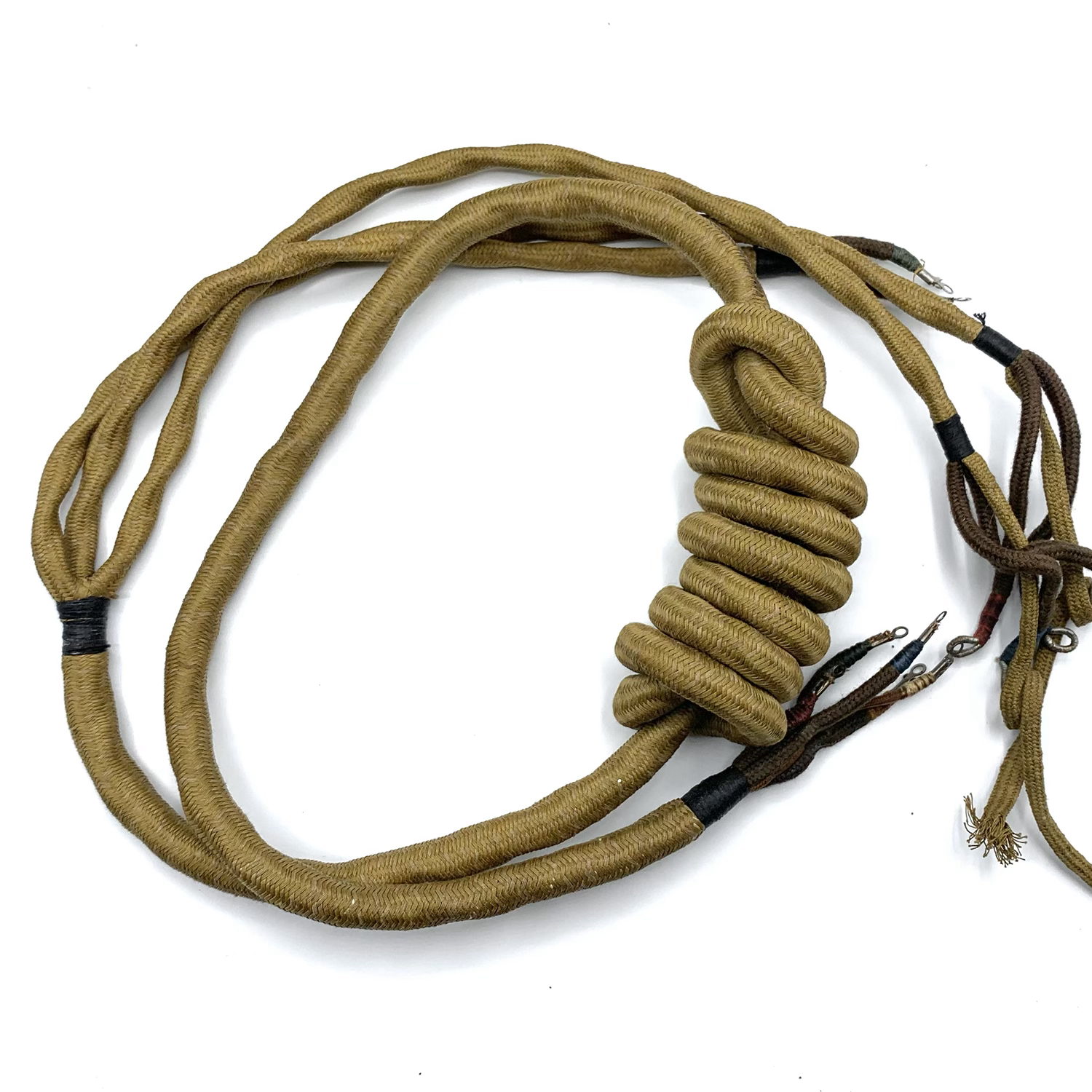 RAF FLYING HELMET EXTERNAL WIRING LOOM, TYPE Q (EARLY) NOS