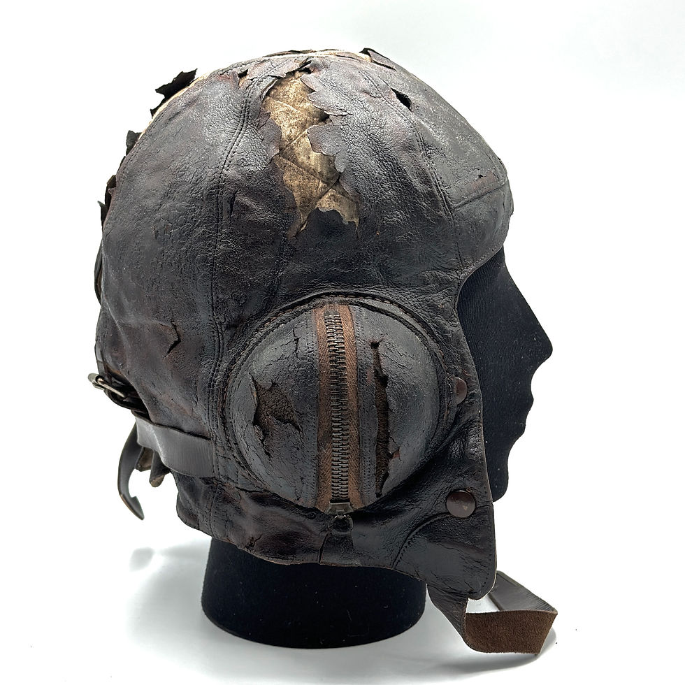 Thumbnail: RAF TYPE B FLYING HELMET, B STERLING & CO, 1935, SIZE 3