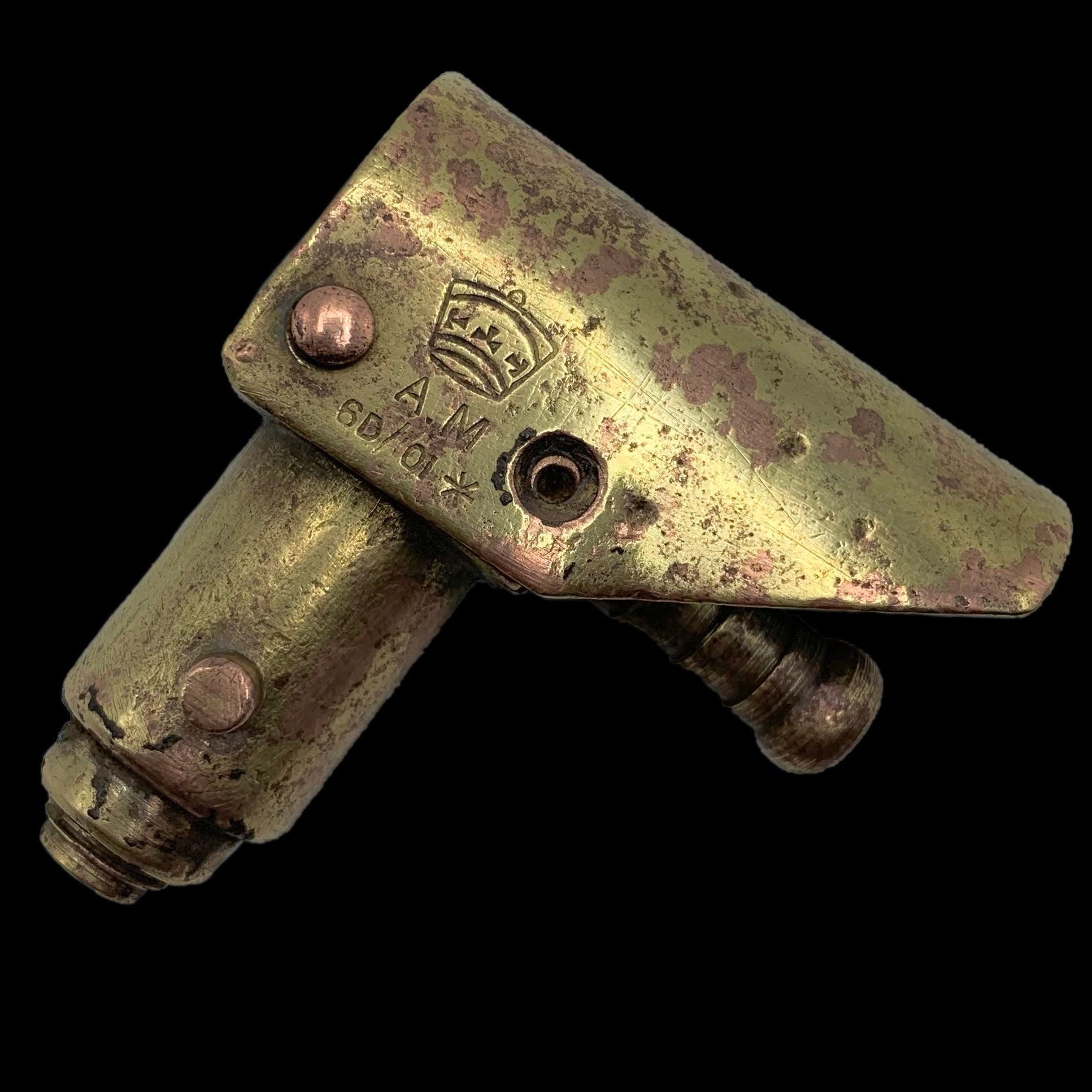 RAF MARK IIIB* CONNECTOR FOR THE TYPE D OXYGEN MASK HOSE - 6D/101