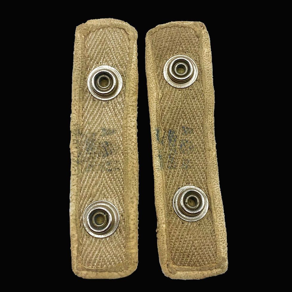 RAF D TYPE OXYGEN MASK CHAMOIS FACE DEFENDERS / FROST PROTECTORS - 22C/68