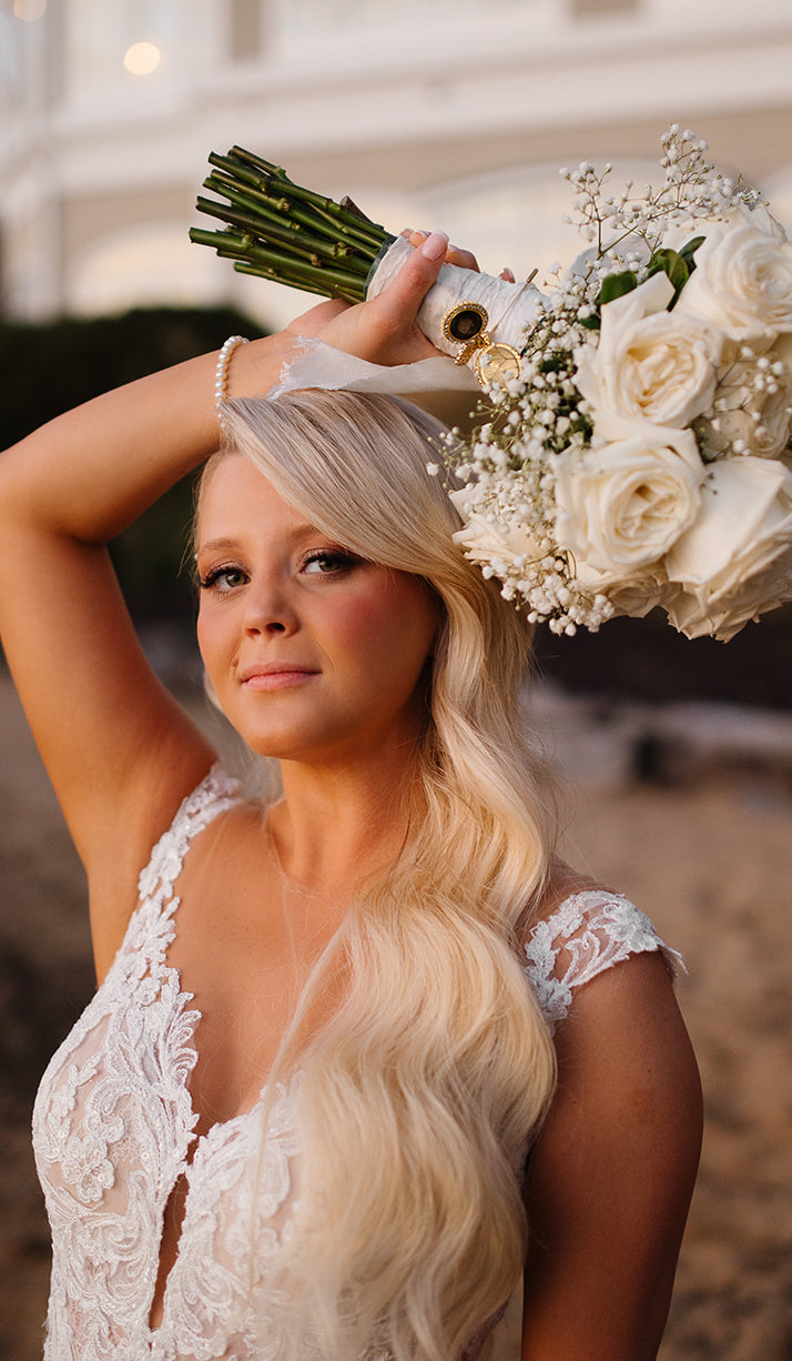 Bride with bridal makeup by makeupxnikoletta