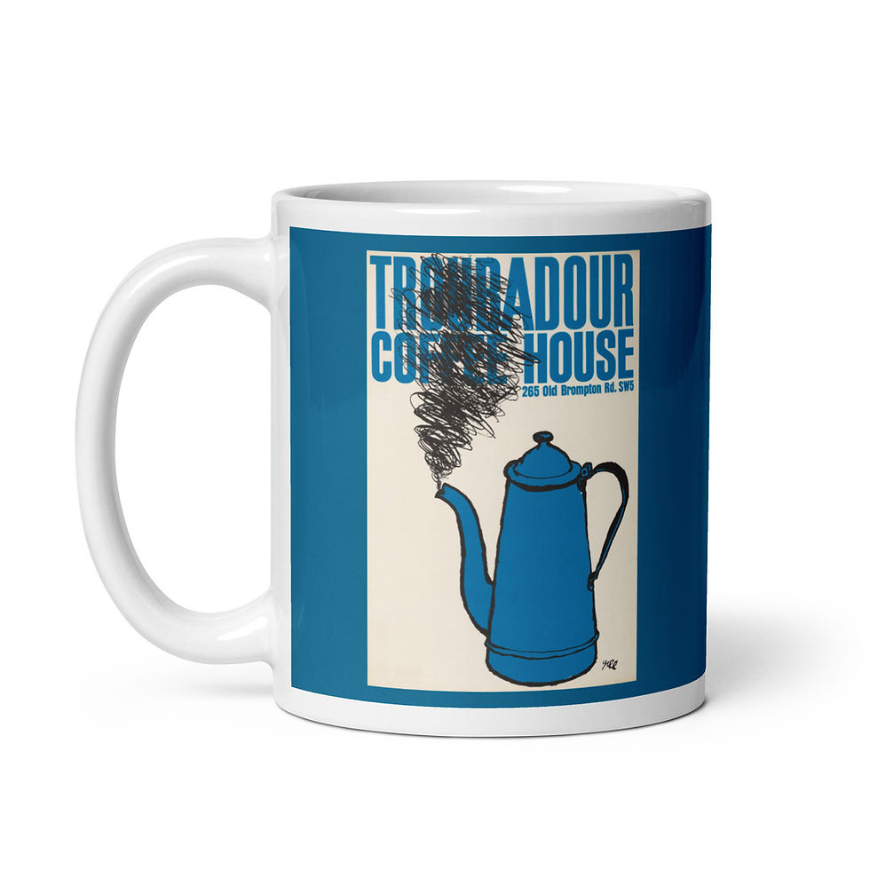 Thumbnail: Historic Graphic Troubadour Coffee House Mug