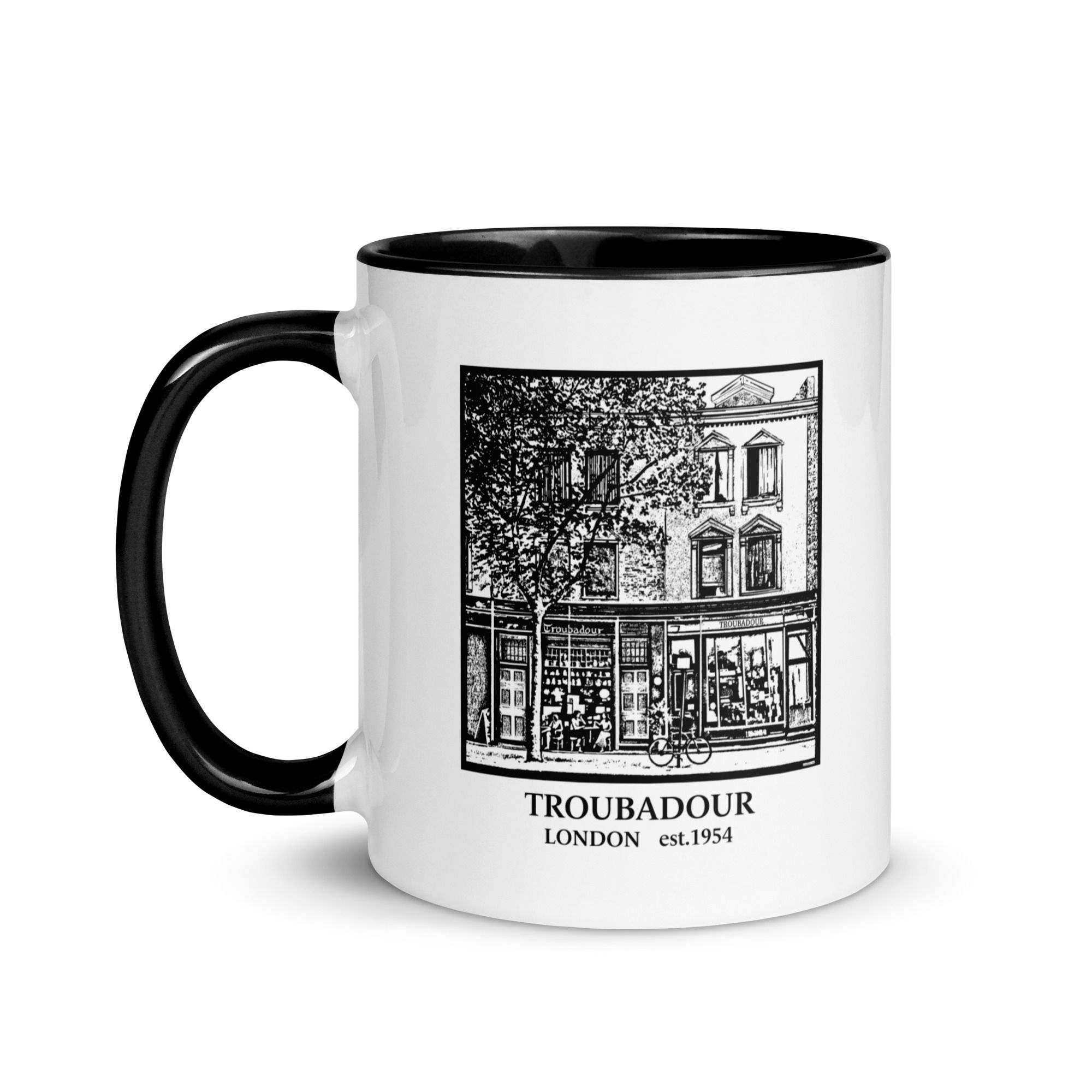Troubadour London Facade Mug with Black interior