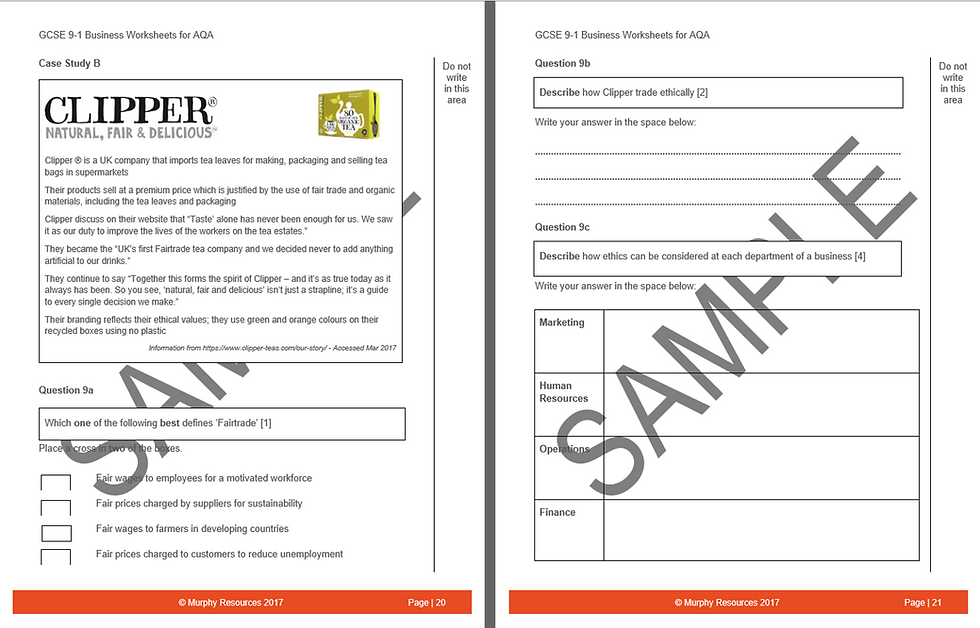 Thumbnail: GCSE 9-1 Business Exam Companion for AQA
