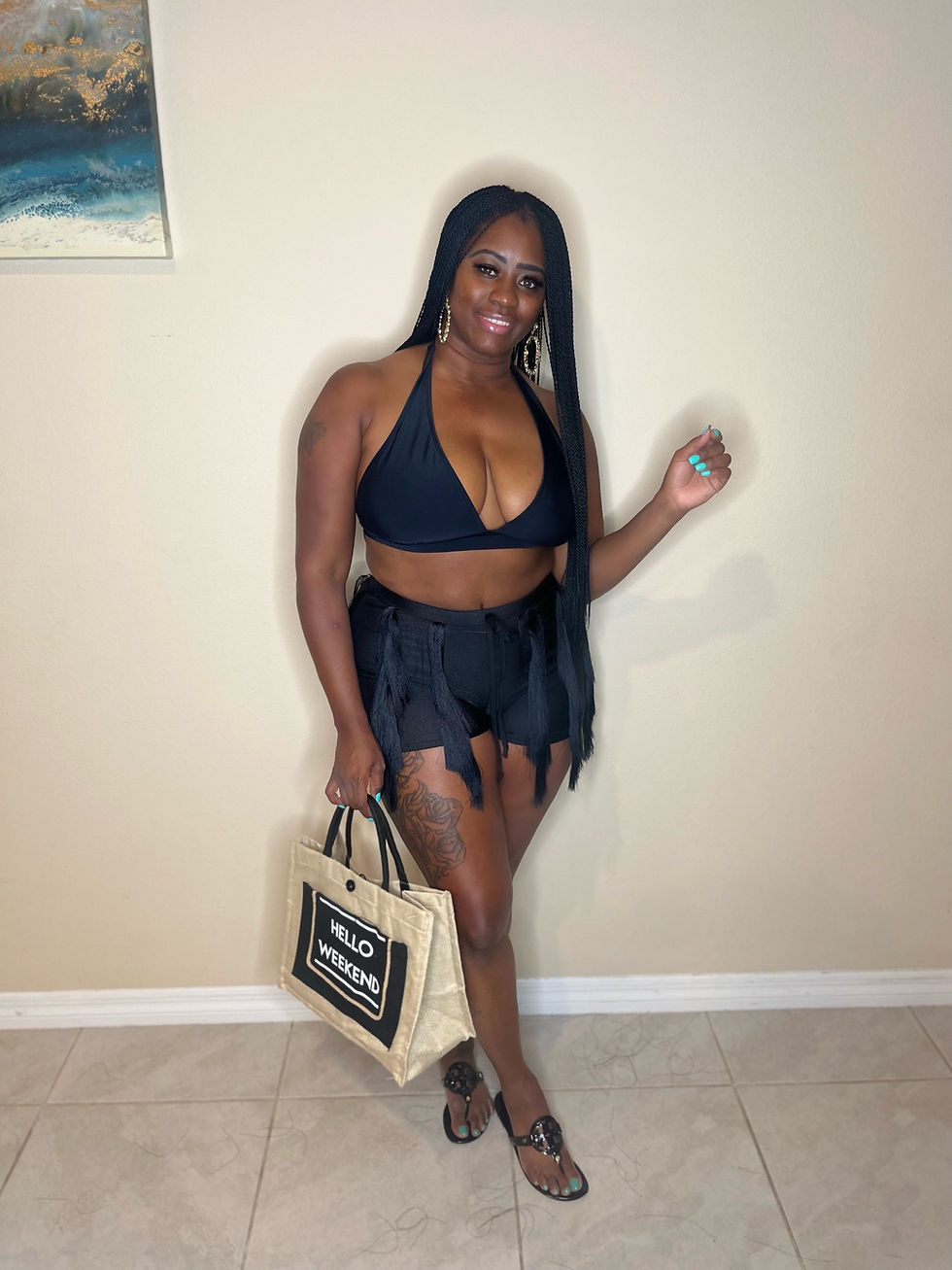 Thumbnail: Victoria Fringe Shorts 