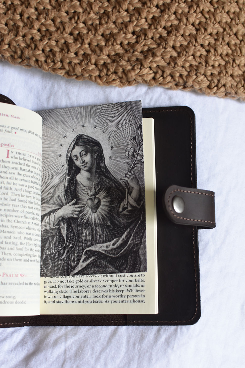 Thumbnail: Leather Magnificat/Journal Cover