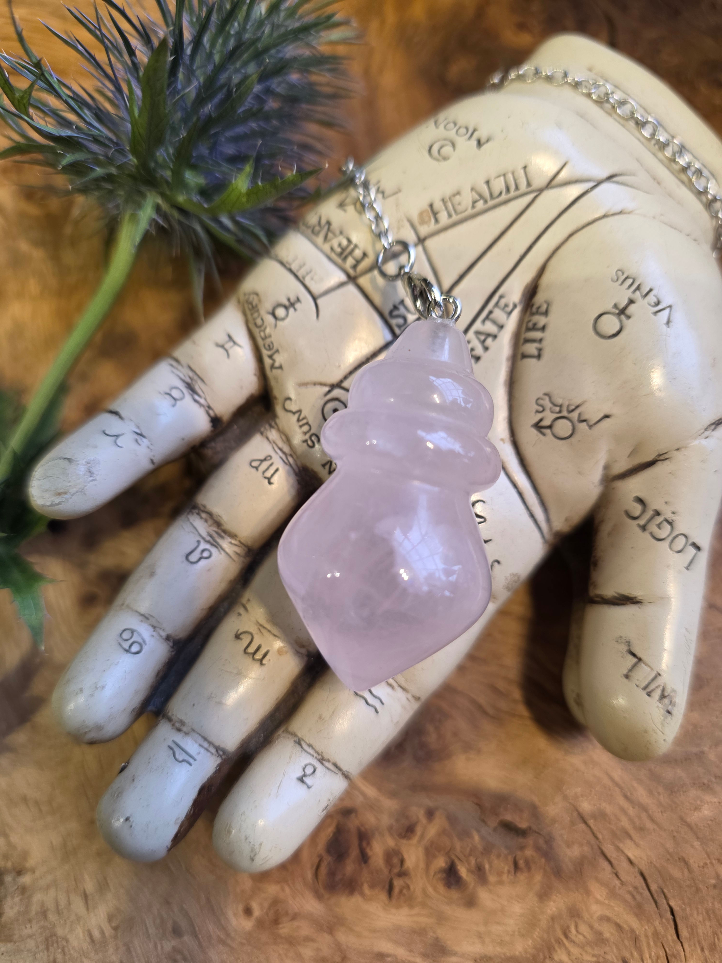 Rose Quartz Pendulum 