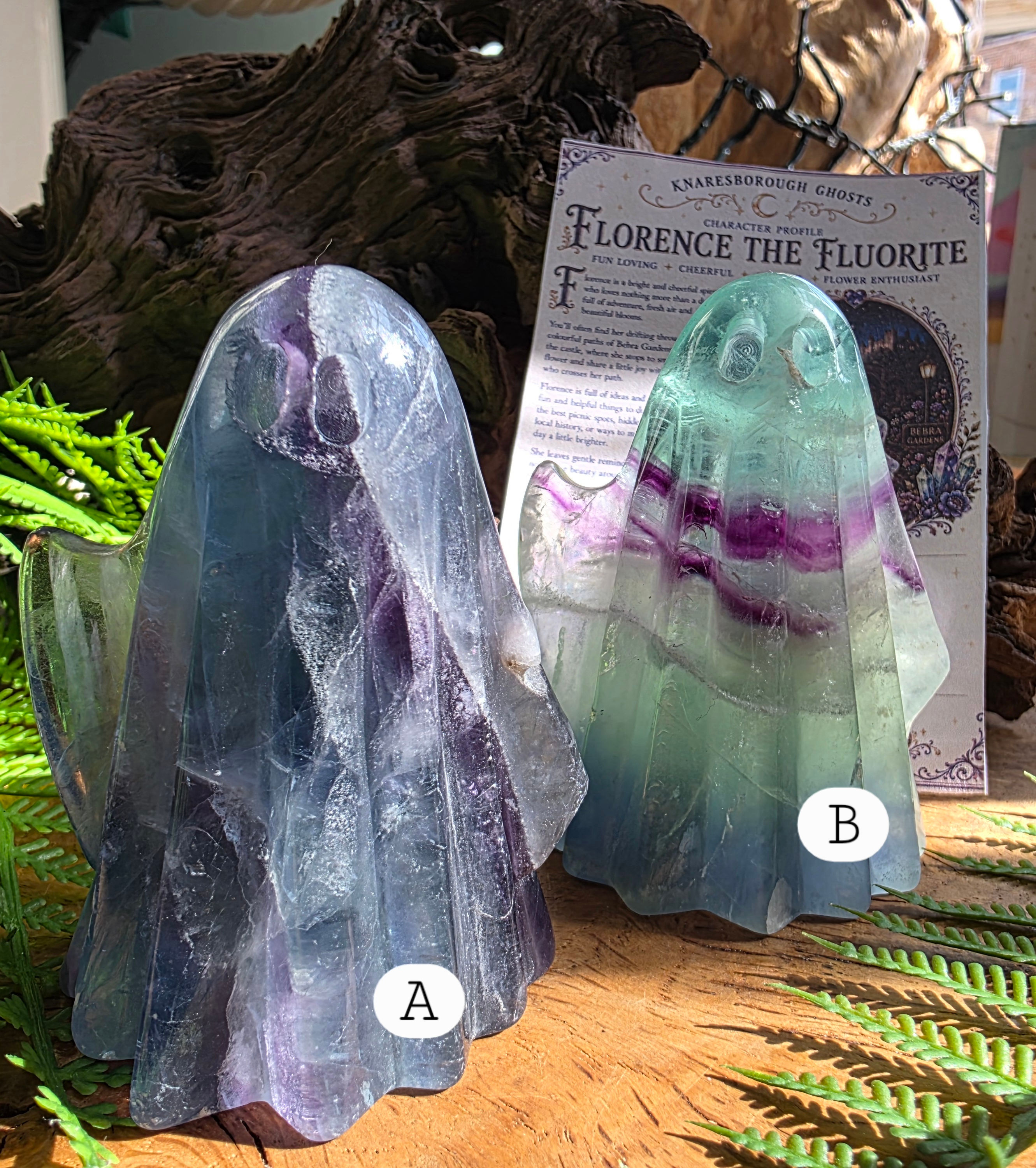 Florence the fluorite Ghost 