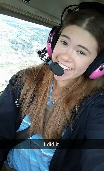 Kelley's Very First Solo Flight