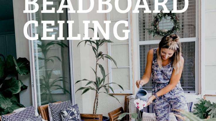 DIY Beadboard Ceiling