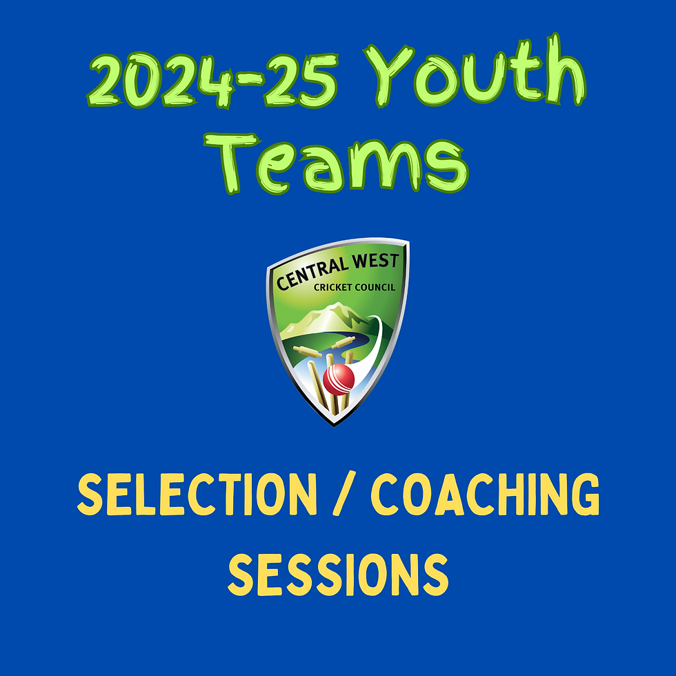 Selection / coaching sessions for Youth Teams