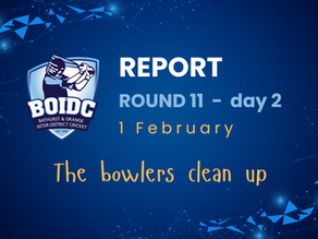 Round 11: day 2 - The bowlers finish what the batters started