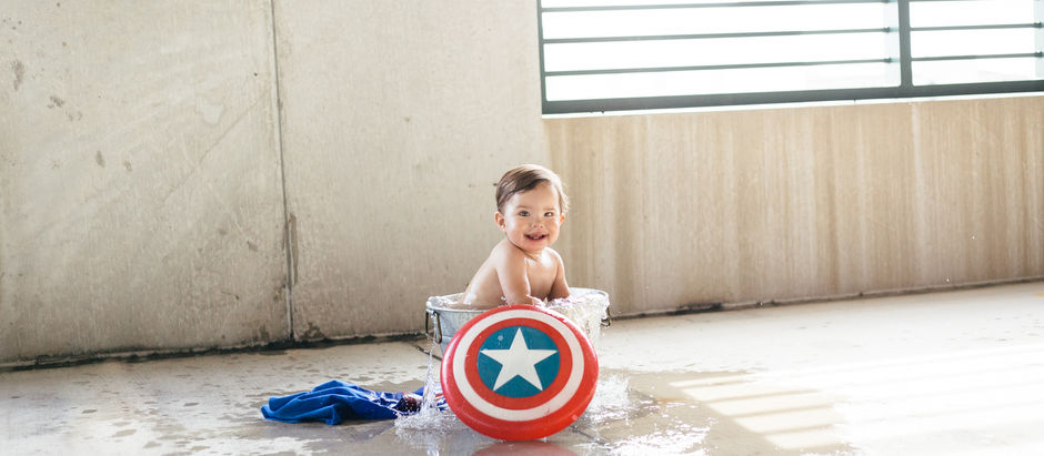 Colton's cake smash + splash session • Fort Pierce Family Photographer
