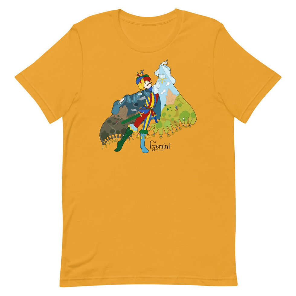 Thumbnail: Gemini Short-Sleeve Unisex T-Shirt