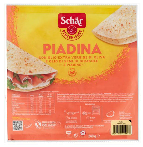 Piadina 240 gr Schär