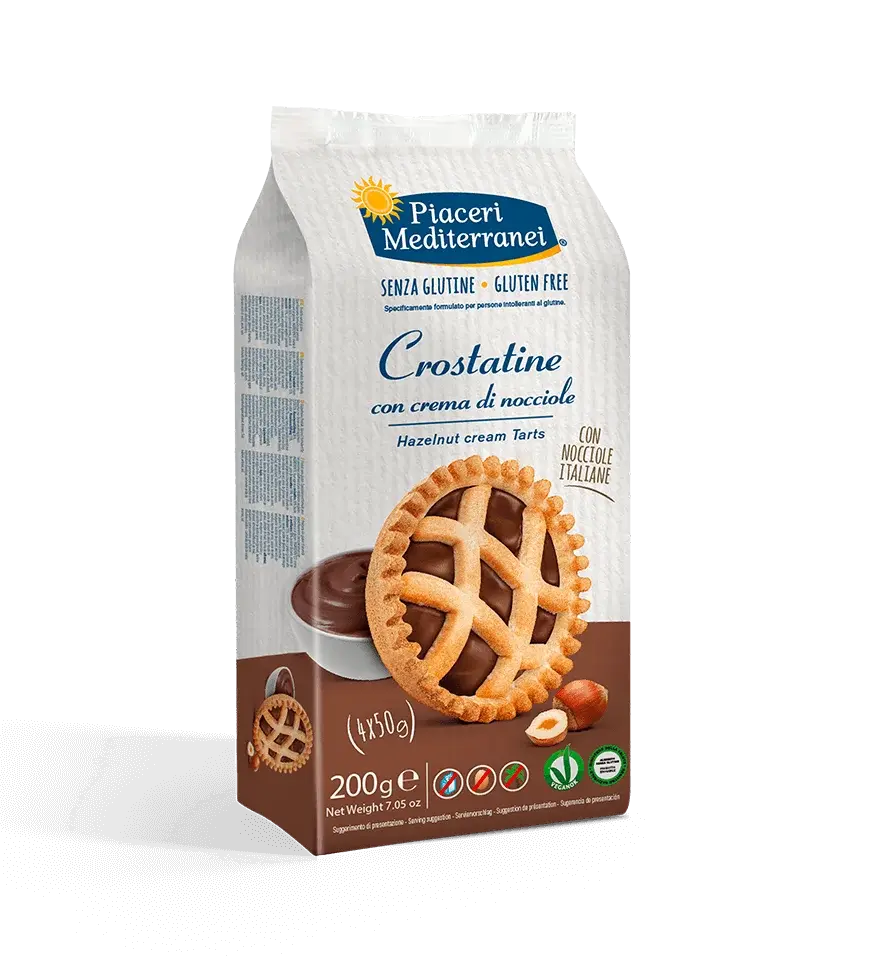 Crostatine Crema Nocciola 200g Piaceri Mediterranei