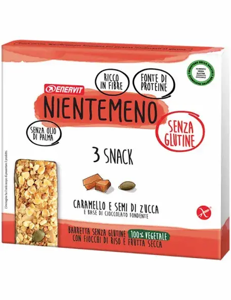 Barretta Caramello e Semi di Zucca 69gr Nientemeno