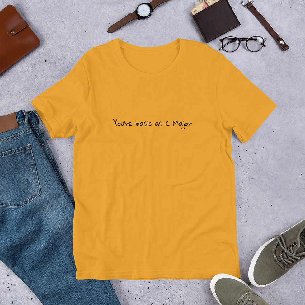 Thumbnail: Basic as C Major Short-Sleeve Unisex T-Shirt