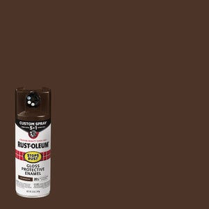 Rust-Oleum Stops Rust 12 Oz. Custom Spray 5 in 1 Gloss Spray Paint, Leather Brow