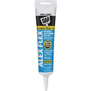 Dap Alex Flex 5.5 Oz. Premium Molding & Trim Acrylic Latex Siliconized Sealant,