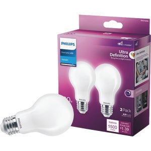 Philips Ultra Definition 100W Equivalent Daylight A19 Medium Dimmable LED Light