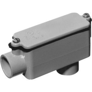 Carlon 1-1/4 In. PVC LB Access Fitting