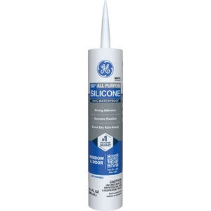 GE Window & Door All-Purpose Sealant, White, 10.1 Oz. Cartridge